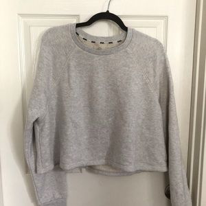 Madewell cropped crew neck sweatshirt